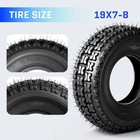 19x7-8 Atv Utv Tires 4pr All-terrain Mud Trail Heavy Duty Tubeless Set Of 2