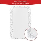 Soft Mini Portable Crib Sheets Fit Standard Mini Crib Mattresses 4 Pack 38 x24 