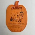 Vintage Halloween Greeting Card Peanuts Book Of Pumpkin Carols