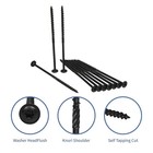 Lag Screws 6 Inch  50pcs Heavy Duty Construction Screw  Structural Wood Screw  1