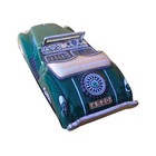Vintage Tin Friction Litho Mg Convertible English Roadster Car Toy Japan