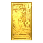 1 Utah Goldback Aurum 24kt Gold Note 1 1000th Oz - Discontinued Design Sale     