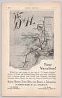 1907 The D h Railroad Adirondacks Lake Champlain Saratoga Albany Ny Print Ad