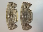 Antique Art Deco Macabre Memento Mori Hardware Handles Chest Coffin Drawer Trunk