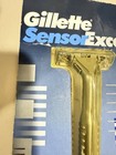 Original Gillette Sensor Excel Razor Metal Handle Made In Usa 1993 Blade Shaver