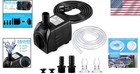 Ultra-quiet 400gph Submersible Fountain Pump For Aquarium   Pond Purity