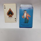 Vtg Paul Webb Hillbilly Cards   Red Silhouette Western Deck In Promenade Box