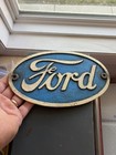 Henry Ford Motor Plaque Sign Patina Hotrod Mustang Auto Truck Car F150 Cast Iron