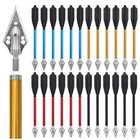 Pistol Crossbow Bolts 6 3  6 5  Aluminium Arrows Broadhead Hunting Mini Archery