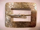 Old Antique Sterling Silver Victorian Brooch Classic Period Style Hand Engraved 