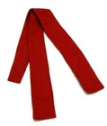 Wwii British Nurses Hospital Red Cotton Neck Tie 40  L X 1 13 16 w Each E677