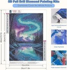 Aurora Diamond Painting Kits For Adults  Landscape Diamond Art Dots 5d Full Dril