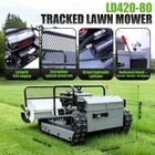 Remote Control Lawn Mower Tracked Crawler Brush Cutter 65   Climb 15hp 