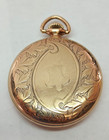 Vintage Elgin Grade 387 16s 17j Pocket Watch Fancy Duber 10k Gold Filled Case