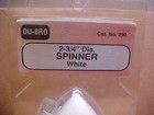 Du-bro 290   2 3 4   Dia  Spinner  White  new 