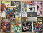 Huge 100 Comic Book Lot Marvel Dc Image Batman Spider-man X-men Mix No Dupes