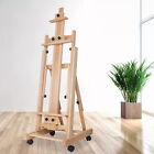Large Heavy-duty Studio Artist Easel H-frame Wood Painting Art Easel Standing