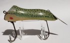 1930 s Pflueger 4785 Wizard Wiggler Lure Green Crackleback Early Paint Eyes Oh 