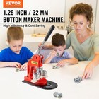 Vevor Button Maker Machine  32 Mm  1 25 Inch  Badge Punch Press Kit  Children Di