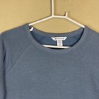 Athleta Blue Coaster Luxe Raglan Sleeve Pullover Sweatshirt Women St