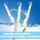 Replacement Toothbrush Heads For Oral-b  Compatible With Braun  4 Pack