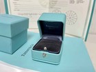 Tiffany   Co Engagement Ring Box  Outer Box  Certificate  Folder   Bag