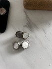 Vintage Krementz Art Deco Cufflink Tuxedo Set Formal Wear Mother Of Pearl 1920s