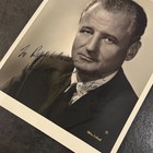 George Smathers Signed Vintage Photo Us Senator Florida Autograph