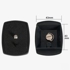 2 Pack Tripod Quick Release Plate Screw Adapter Mount For Dslr Digital Camera
