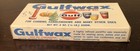 Vintage Gulf Gulfwax Household Paraffin Wax Advertising Nos Canning Candle