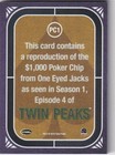 2019 Twin Peaks Card Pc1 The  1 000 Poker Chip From One Eyed Jacks  Casino