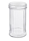12 Oz Glass Cheese   Pepper Flake Shaker With Steel Perforated Top By Tezzorio