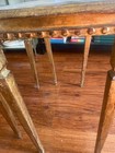 Vintage Florentine Hollywood Regency Italian Gilt Wood Nesting Tables Venice