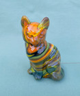 Fenton Glass Dave Fetty Kitten Cat Crayon Design Henderson Hall
