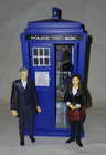 Doctor Who Electronic Spin   Fly Tardis Set W   2th Doctor   Clara 3 75 Loose