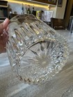 Princess House Highlights Crystal Ice Bucket 6  Diameter 5 5  Tall