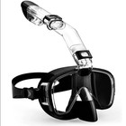 Scuba Anti-fog Goggles And Snorkeling Mask Tube Adult Tempered Glass Diving Set