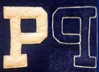 Vintage 1900s Penn State University Nittany Lions Football Pennant  Sewn Letters