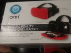 Onn Virtual Reality Smartphone Headset Free S h Fits Iphone Samsung Galaxy  new 