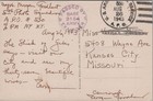 Vintage Souvenir De Gab  s Tunisia Photo Postcard 1943 Us Army Posted