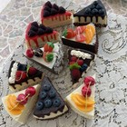 Lot Display Faux Fake Food Cherry Strawberry Blueberry Blackberry Pie Slices