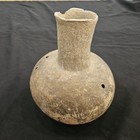 Mississippian Pre-columbian Long Neck Pottery Water Bottle 7-3 4 
