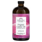 Heritage  Organic Castor Oil  32 Fl Oz  946 Ml 