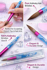 Size 8 Kolinsky Acrylic Nail Brush Precision Nail Art Tool For Beginners   Pros