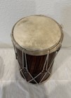 Indian Rope Wooden Dholak Double Drum Handmade Dholak  Vintage