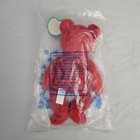 Vtg Avon Kids Cody The Bear Plush Birthstone Full O beans February Red Sealed