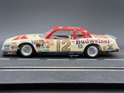 1 24 Chevy Monte Carlo Nascar Analog Slot Car  Budweiser  12  Metal Chassis