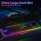 Rgb Gaming Mouse Pad Wireless Charging 10 Color Computer Gamer Esports Mouse Pad