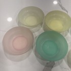 Vintage Tupperware  Tupper Millionaire Line Small Mini 4  Bowls 6pc Set-pastel