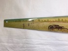 Vintage Hand Painted Saw With Working Clock Wall Hanger Wood Art Farm Decor
